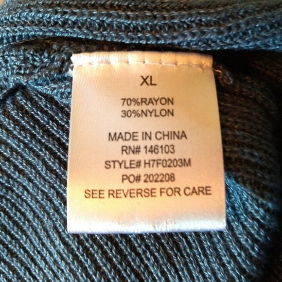 Hippie Rose Womens Sweater Size XL Blue Ash Cross Back Detail Side Split - Picture 7 of 7